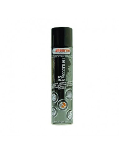 Allegrini K5 Spray Pulitore Catena Moto 5 in 1 Lubrificante Detergente 400ml