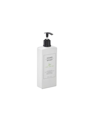 Sapone mani al The Verde in dispenser da 380ml in erogatore bianco