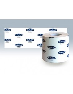 Coppia di bobine rotoloni di carta asciugamani rotolo 1700 strappi  assorbente : : Commercio, Industria e Scienza